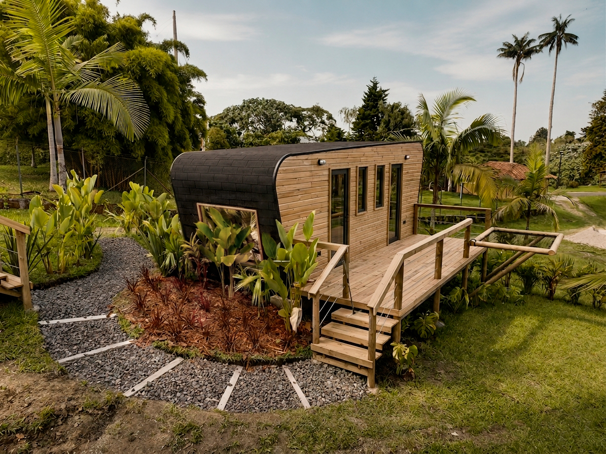 Modhaus MOD Family instalado en entorno natural